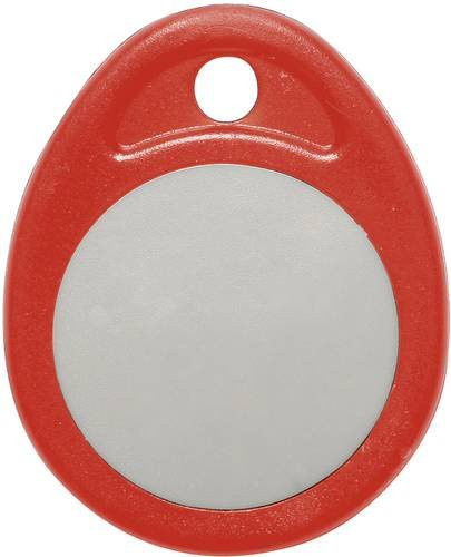 Benning RFID-Tag Anhänger aus Kunststoff, 125kHz, Rot, 100 Stück - Bild 1