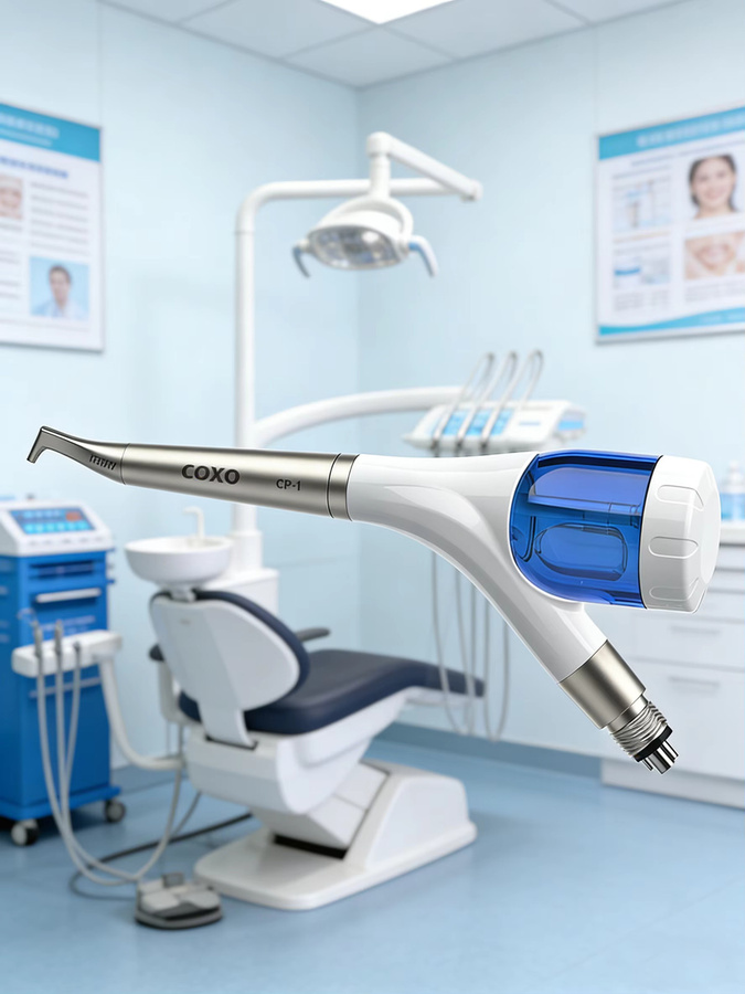 COXO Dental Air Flow Prophy Unit CP-1/CP-2 Luftpolierer für supragingivales Zahnsandstrahlen und Zahnaufhellung - Bild 3