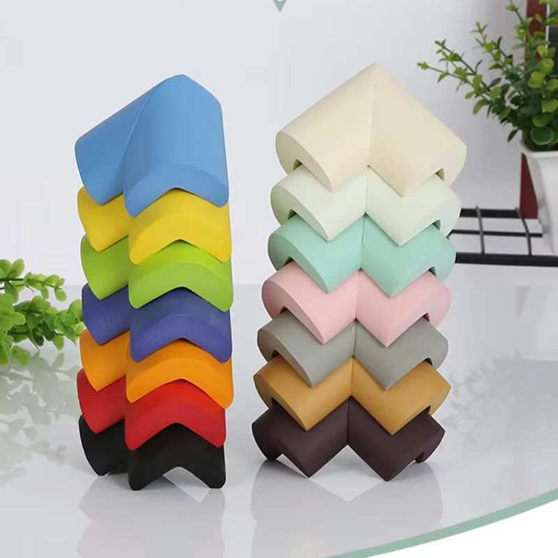 Eckschutzband für Babysicherheit in Grau und Multicolour zum Schutz von Glastischen und Couchtischen - Bild 2