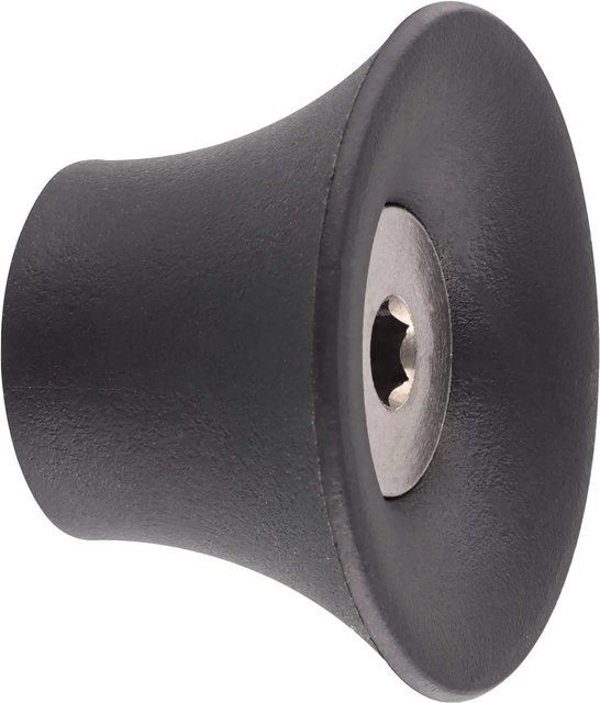 Wagner Wandhaken Hooks4home Tulip in Schwarz, Durchmesser: 40 mm, Tiefe: 25 mm - Bild 1