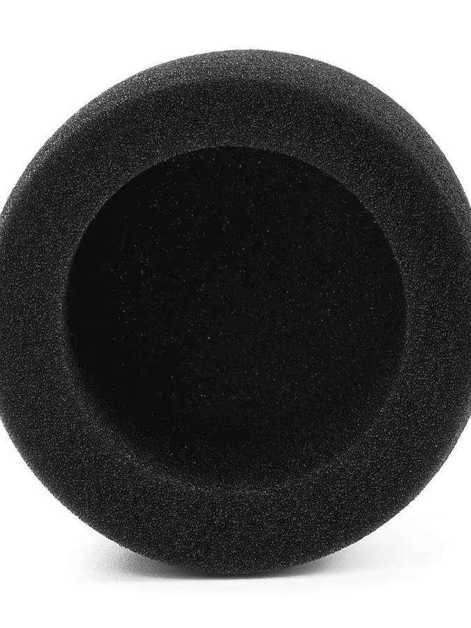 Shure Ersatz-Mikrofon-Windschutzabdeckung aus beflocktem Schaumstoff in Schwarz für MV7 und MV7X - Bild 6