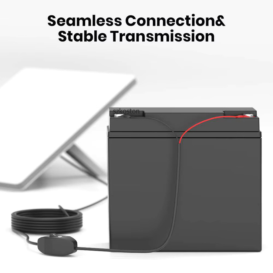 SZKOSTON Starlink Mini DC-Ladekabel mit integriertem Schalter, 3m 18AWG Stromkabel in Schwarz - Bild 2