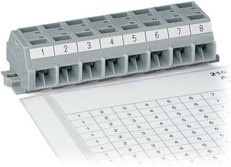 WAGO Beschriftungsstreifen 210-333/1200-103 selbstklebend Weiß - Bild 1