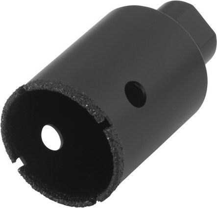 Wolfcraft Lochsäge Ceramic in Schwarz mit Diamant und Stahl, Durchmesser: 40 mm - Bild 1
