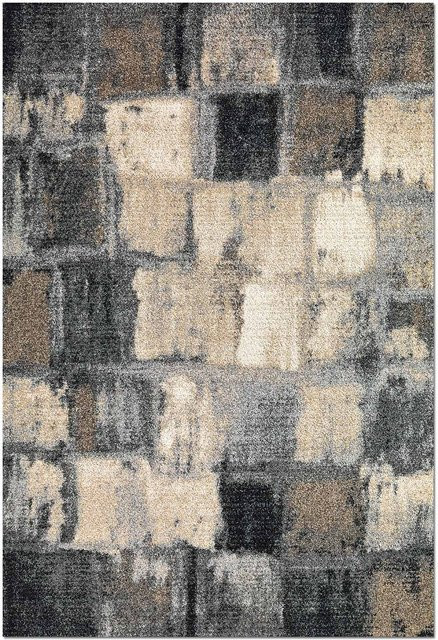 Moderner Teppich CASA ELEGANT in Grau, pflegeleicht und rechteckig, B/T: 150 x 80 cm - Bild 1
