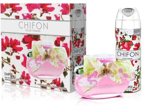 Dofamin Parfums Chifon Emper Set, Eau de Parfum 100 ml, Deo 200 ml, Damen