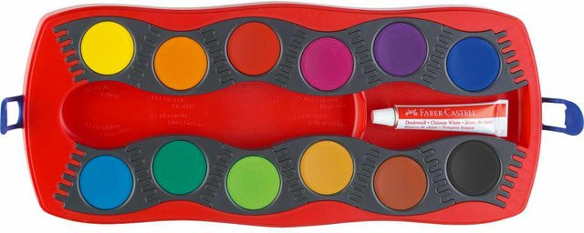 Faber Castell Connector Farbkasten mit 12 Farben - Bild 1