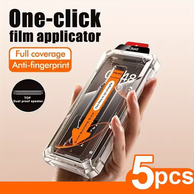 Samsung Schutzglas aus gehärtetem Glas für Galaxy S25 Ultra S24 S23 FE S22 S21 S20+ A56 A36 A26 S26 Ultra transparent mit Ein-Klick-Positionierung - Bild 1