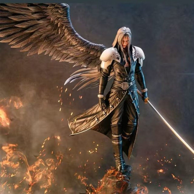 Bandai Sephiroth Fantasy Figur, Einzelfigur, Kunststoff, Schwarz - Bild 1