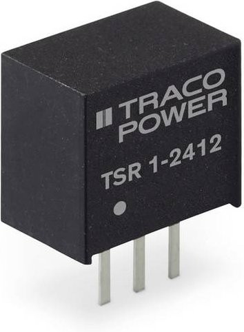 TracoPower TSR 1-2425 DC/DC-Wandler Print Schwarz 24 V/DC zu 2.5 V/DC 1A 2.5W - Bild 1