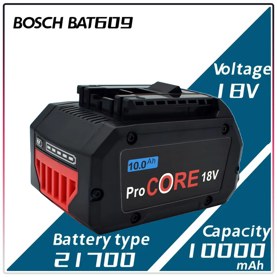 Bosch ProCORE Ersatzakku 18 V 10,0 Ah Schwarz für professionelles Akku-Werkzeug BAT609 BAT618 GBA18V80 21700 - Bild 5