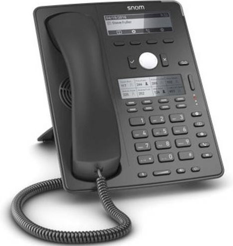 Snom D745 IP-Telefon in Schwarz mit USB-A Anschluss - Bild 1