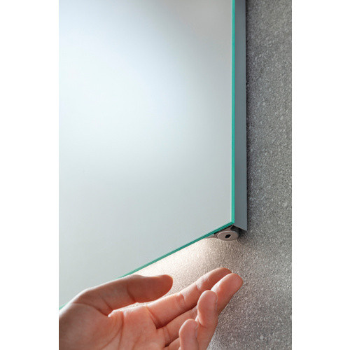 Fackelmann Spiegelelement MIRRORS mit Ambientebeleuchtung, grau, B/H/T: 40 x 75 x 2,3 cm - Bild 2