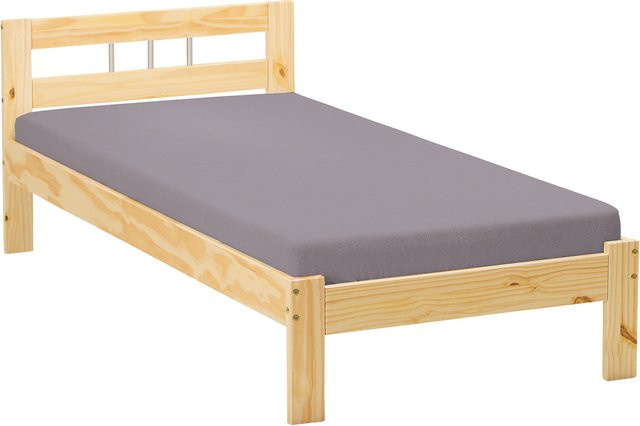 Inter Link Bett Jana aus Kiefer Massivholz in Braun, B/L: 90 x 200 cm - Bild 1