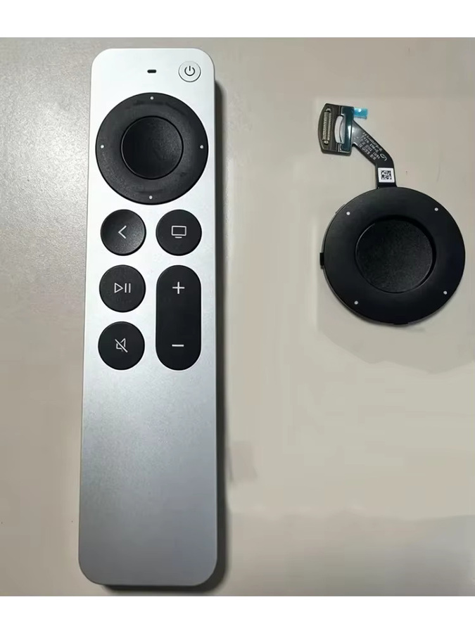 Apple Ersatz-Touchpad-Baugruppe mit Flexkabel für Siri Remote Apple TV 4K 2. und 3. Generation in Silber - Bild 1