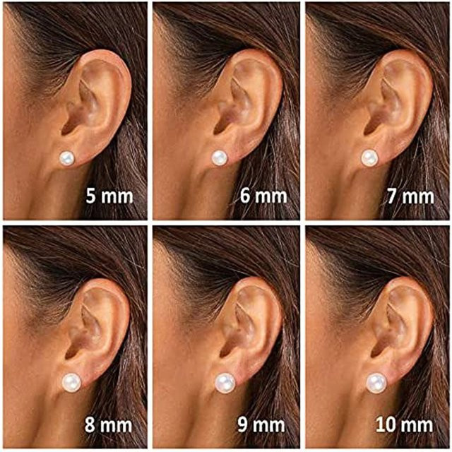 Huitan Ohrstecker, Imitation Perle, Damen - Bild 1