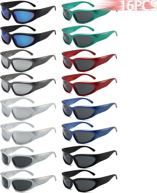 WSZ Sonnenbrille Unisex, Vollrand, Kunststoff, Sportsonnenbrille - Bild 1