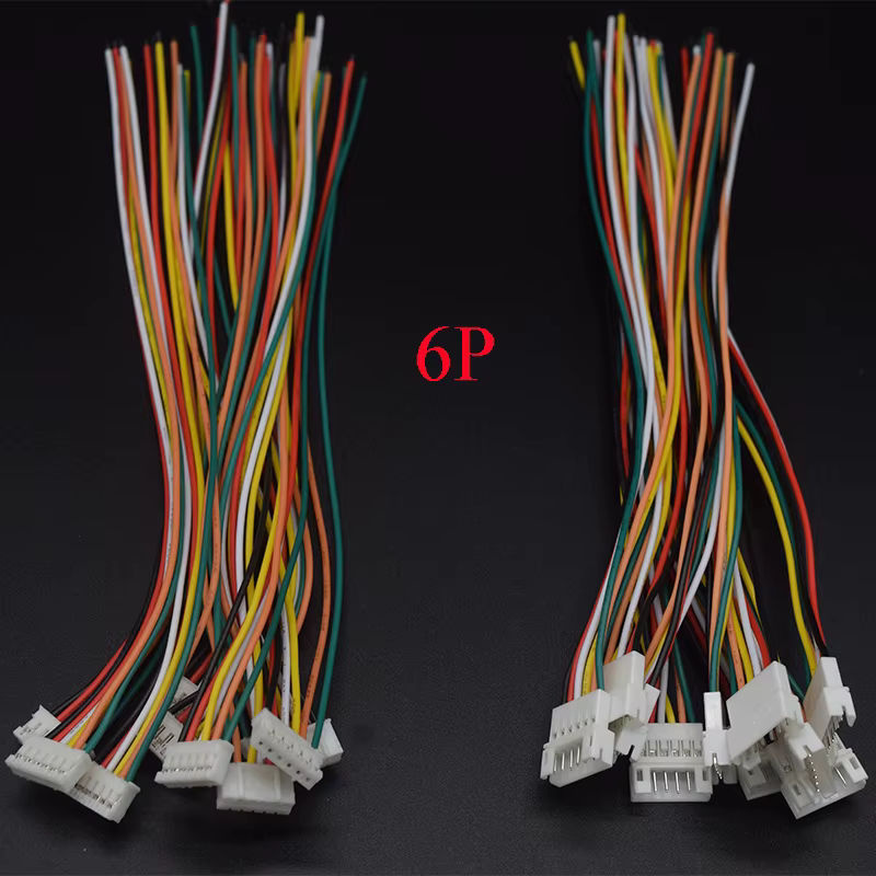 5 Paare Mini Micro JST PH Stecker Set mit Kabel, Männlich und Weiblich, 2.0mm Pitch, verschiedene Pin-Konfigurationen, Mehrfarbig - Bild 4