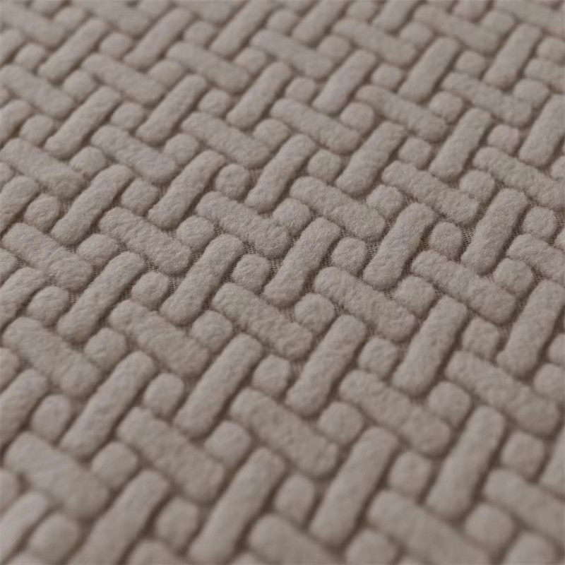 WANERQU Jacquard Stuhlbezug für Esszimmerstühle, dehnbarer Sitzbezug in einfarbigem Design - Bild 4