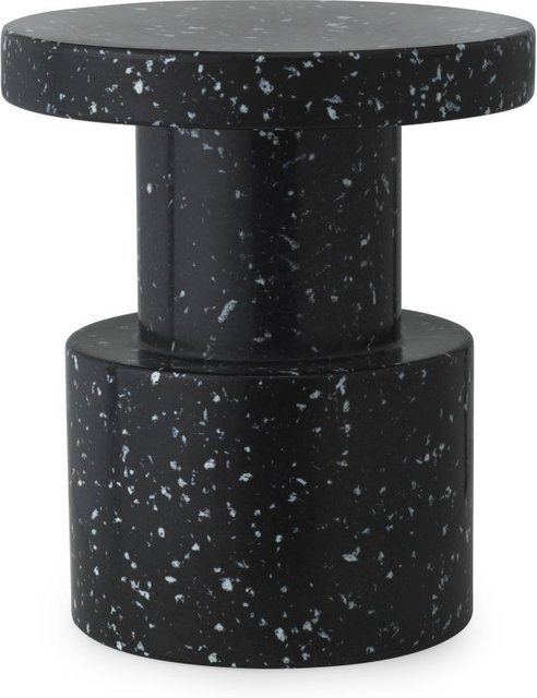 Normann Copenhagen Bit Stool Hocker in Schwarz aus recyceltem Kunststoff mit skandinavischem Design - Bild 1