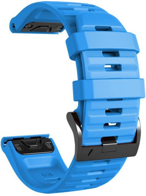 YUZW Uhrenarmband Silikon, 26mm, Blau, Unisex - Bild 1