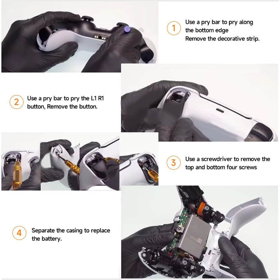 Sony DualSense Akku für PlayStation 5 Controller mit 4000 mAh, Modell LIP1708, CFI-ZCT1J - Bild 4