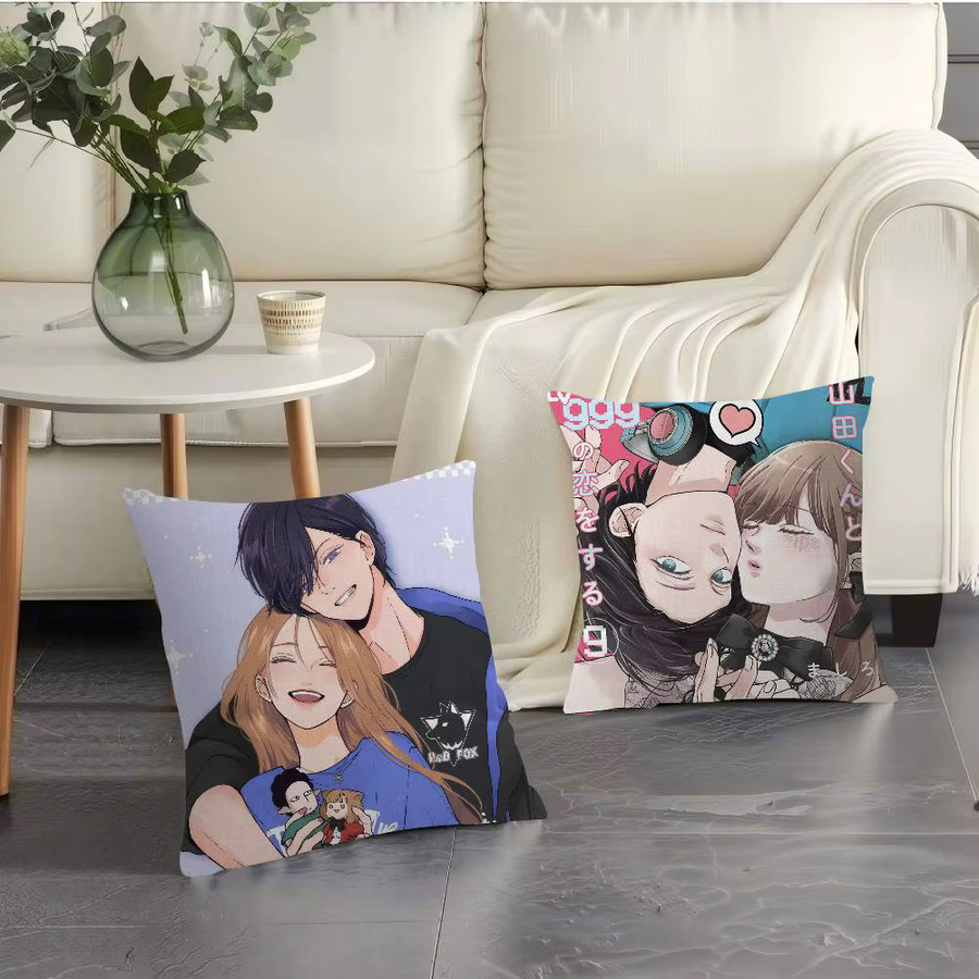 Kissenbezug My Love Story With Yamada-kun At Lv999 in Multicolour, Breite: 30,0 cm, Breite: 30,0 cm - Bild 3