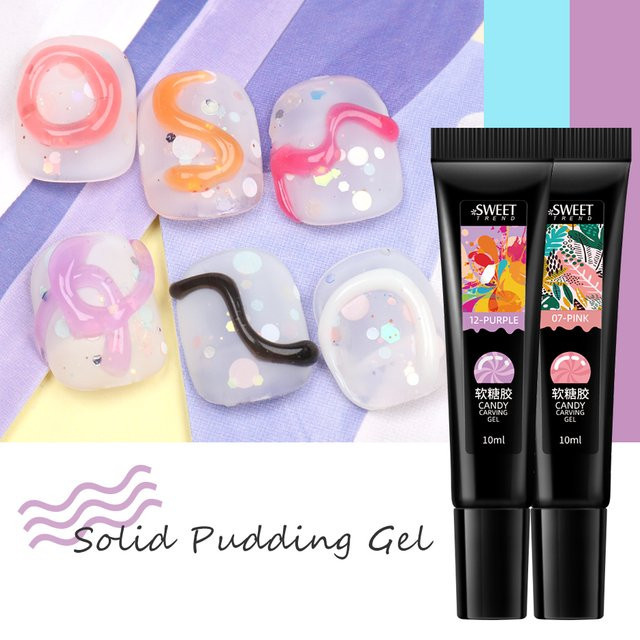 SWEET TREND Nagelgel Pudding Tube, 8 ml, Glänzend - Bild 1