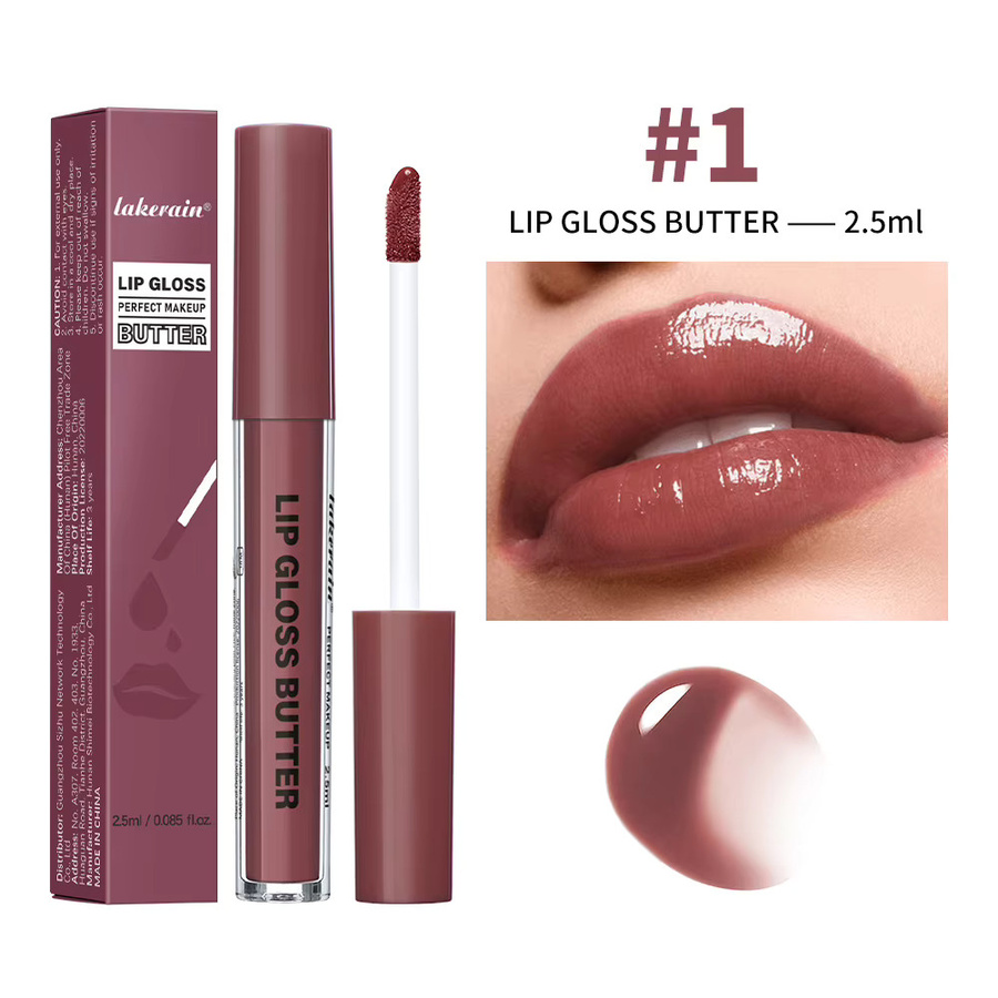 Lakerain Lipgloss, aufpolsternd, feuchtigkeitsspendend, helle Lippentönung - Bild 3