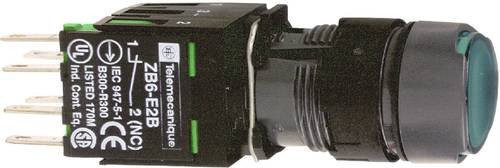 Schneider Electric XB6AF3B1B Leuchtdrucktaster Schwarz, IP65, B/T/H: 18 x 18 x 57 mm - Bild 1