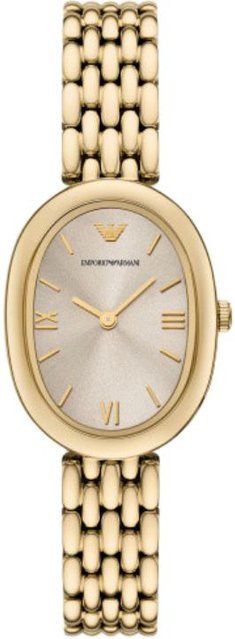 Emporio Armani Armbanduhr, Quarz, Edelstahl, Gold, 34 mm, Damen - Bild 1