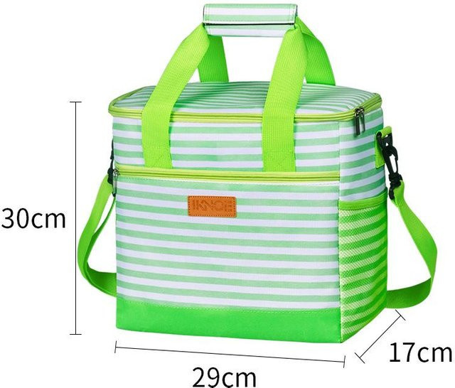 Isolierte Lunchtasche von Yiran toy 1 in Blau oder Grün, auslaufsicher und mit großer Kapazität für Büro, Schule oder Picknick - Bild 1