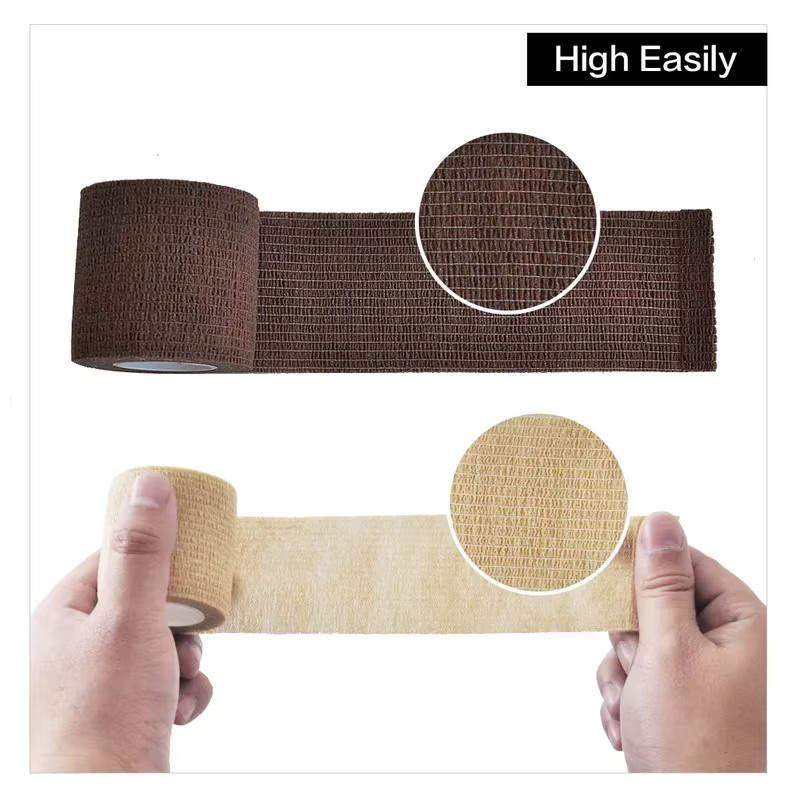 Elastische selbstklebende Vliesbandage als kohäsive Bandage für Sportbefestigung an Finger, Handgelenk und Bein, 1 Rolle, Länge: 4,6 m - Bild 5