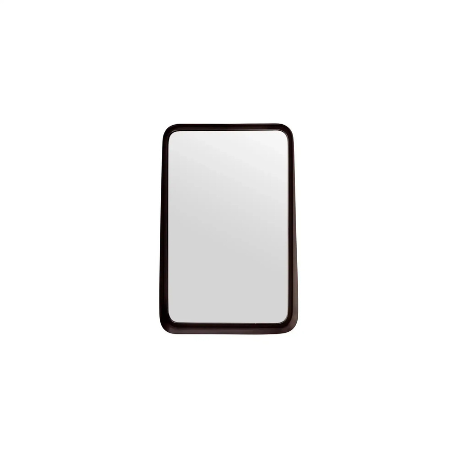 House Doctor Spiegel Pejo in Schwarz Antik mit Ablage aus Metall und Glas, B/H: 35 x 55 cm - Bild 1