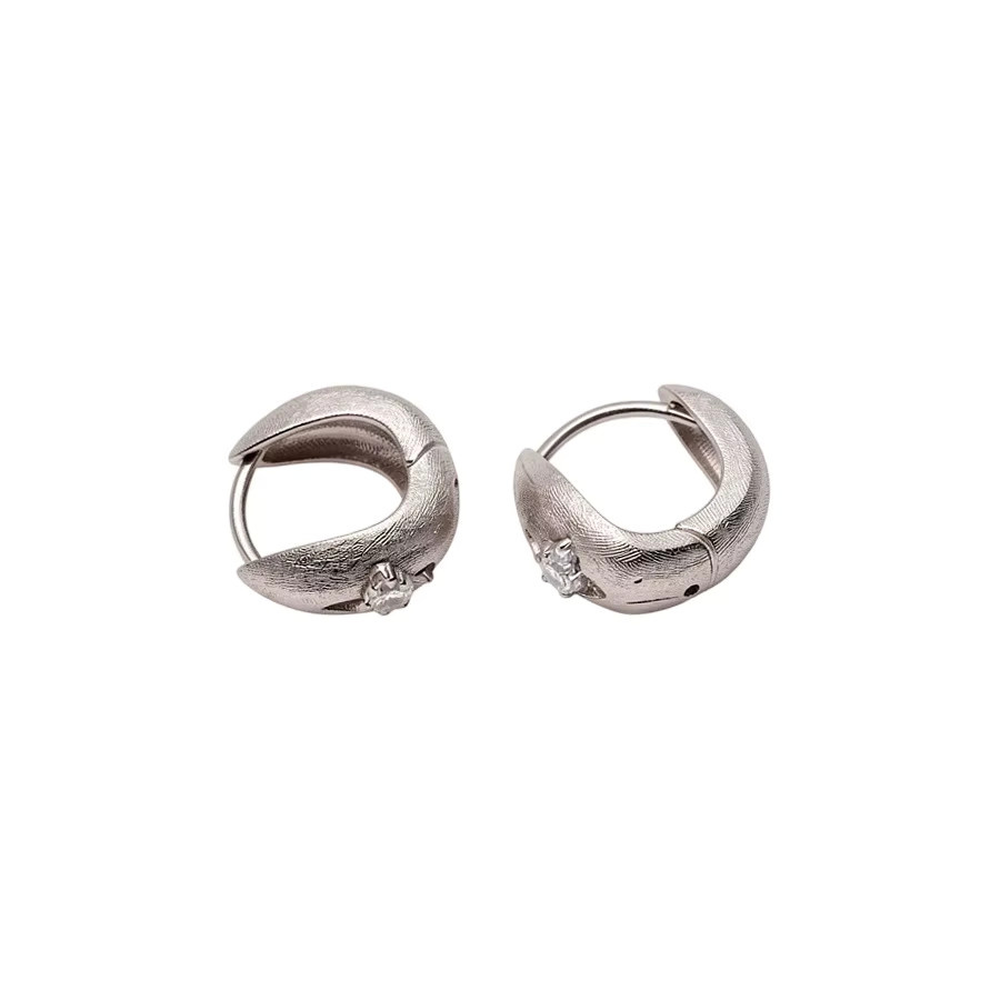 UOSU Ohrclips, Diamantbesetzt, Geometrisch, Damen - Bild 4