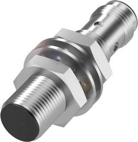 Balluff Induktiver Näherungsschalter BES M12MF-PSC40B-S04G BES04U7 bündig PNP Schließer Silber Durchmesser: 12 mm, Länge: 50 mm - Bild 1