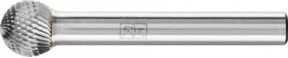 PFERD Hartmetall Hochleistungsfrässtift MICRO Kugel KUD in Silber, Durchmesser: 10 mm, Schaft-Ø: 6 mm, Länge: 9 mm - Bild 1