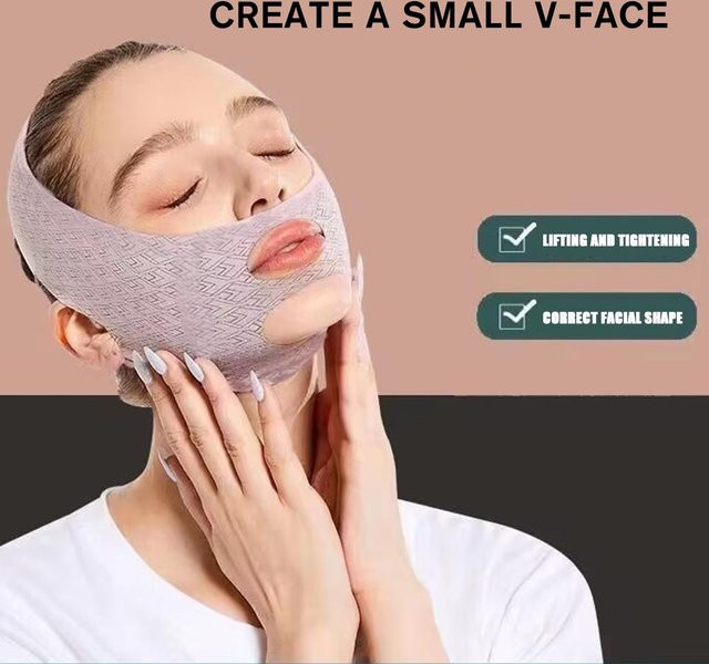 SADOER Chin-Up-Maske V-Line Gesichtsstraffungsgurt - Bild 1
