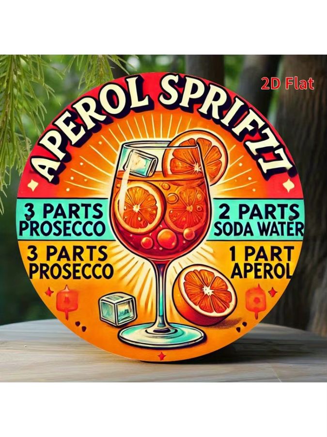 Potdemiel Metallschild Zitronenwein Design für Zuhause und Büro - Bild 3