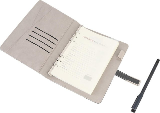 KaiSai Digitales Smartpen Notizbuch Set mit Echtzeit-Digitalisierung und Bluetooth-Synchronisierung in Schwarz und Grau - Bild 1