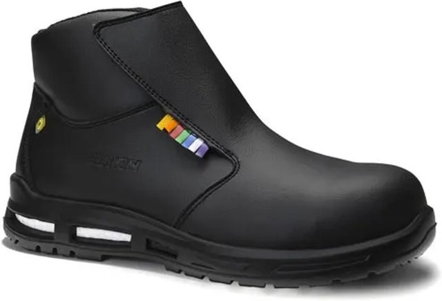 Elten Sicherheitshalbschuh Brice S3 ESD Mid in Black, Größe 43 - Bild 1