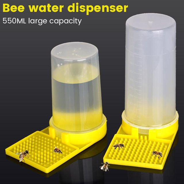 JIECARE Bee Feeder Gelber Bienenfutterspender mit hoher Kapazität für die Bienenzucht - Bild 1