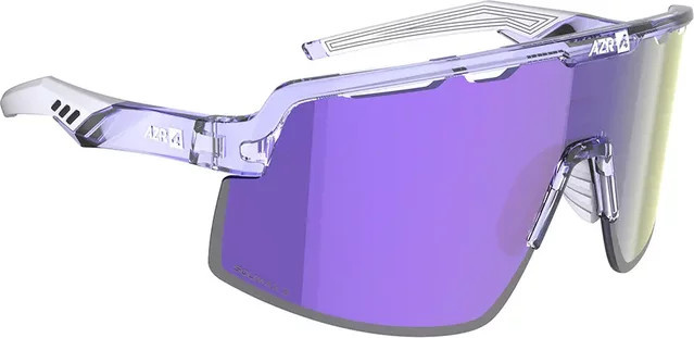 AZR Speed RX Sonnenbrille, Wrap, Kunststoff, Vollrand, Purple, Unisex - Bild 1