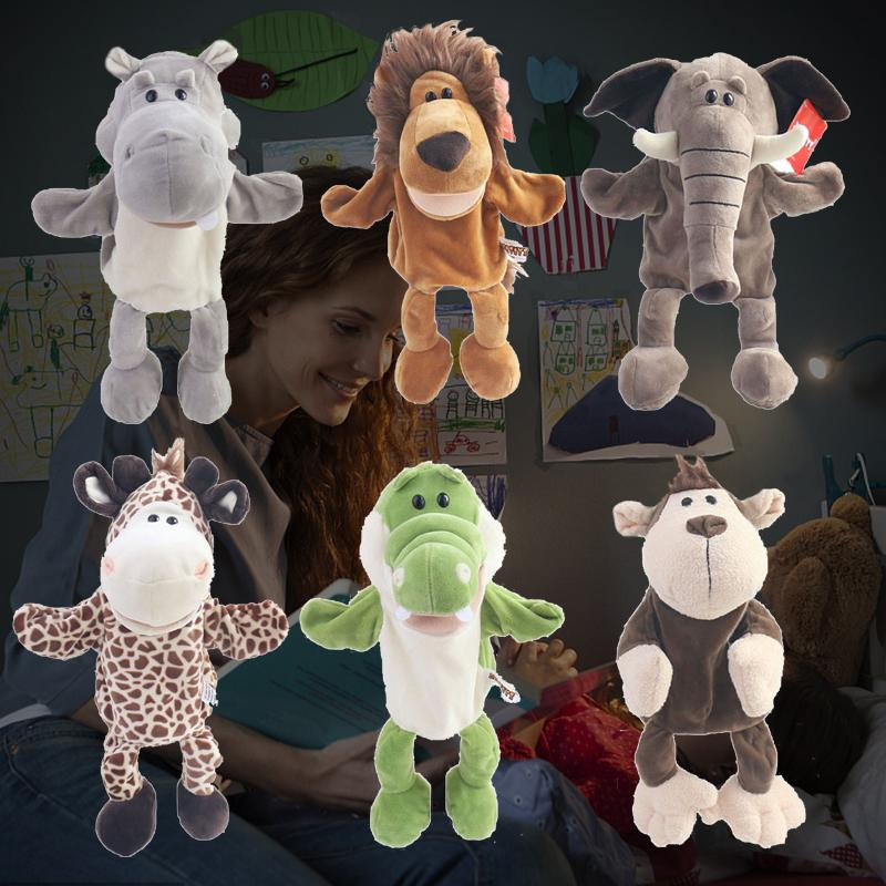 Bai Fen Bai Handpuppe Plüsch Elefant Schildkröte Giraffe ab 3–6 Jahre - Bild 3