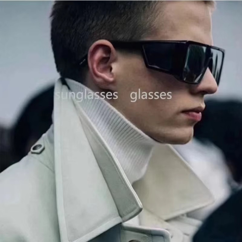 Samjune Sonnenbrille, Herren, Vollrand, Square, Schwarz, Kunststoff - Bild 2