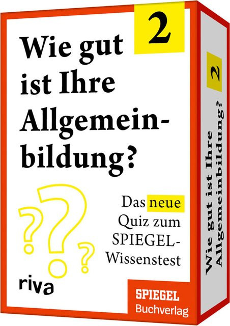 riva Verlag Wie gut ist Ihre Allgemeinbildung? 2, Quizspiel, ab 12 Jahre - Bild 1
