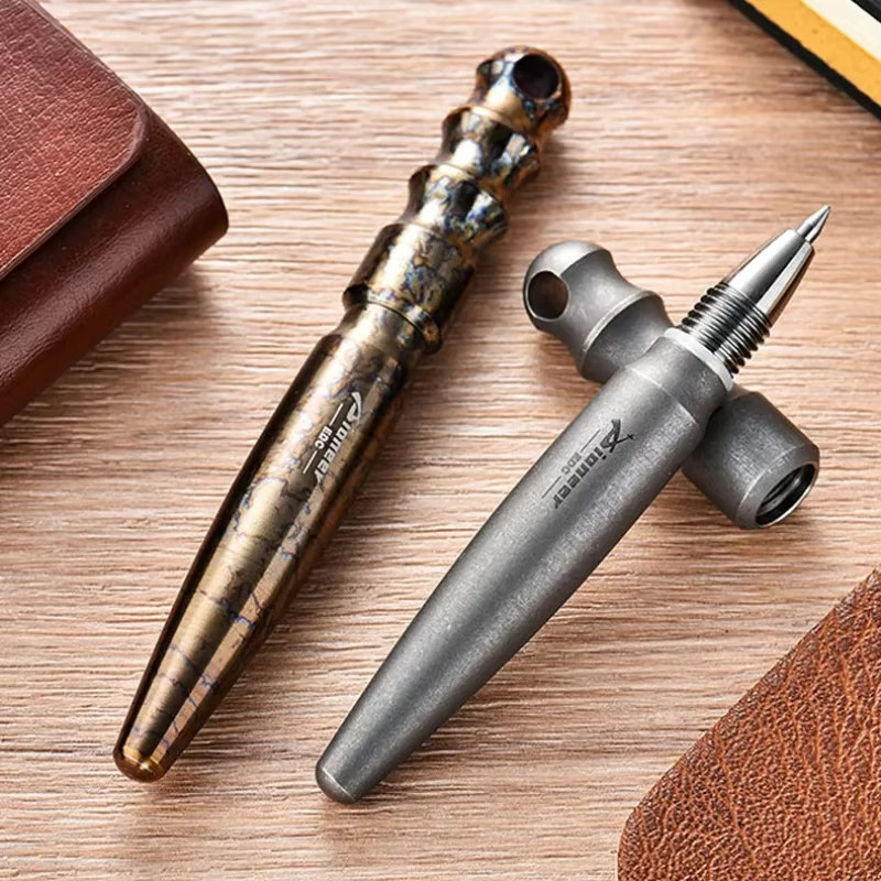 Multifunktionaler taktischer Titan Schreibstift mit Fensterbrecher und Schlüsselanhänger aus Metall - Bild 5