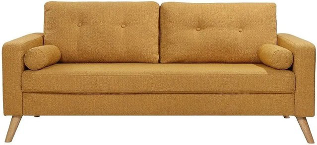 Vente-unique Sofa Tatum Gelb Breite: 182 cm - Bild 1