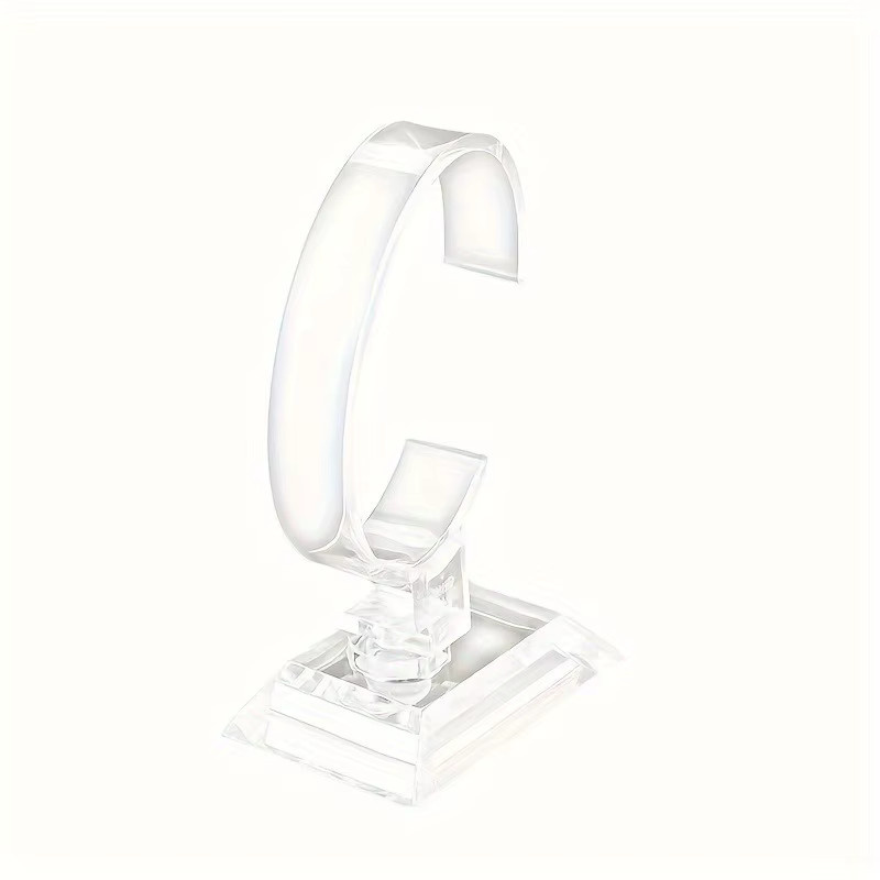 Uhrenständer, 3 Stück, Kreis, transparent, Keramik, Weiß - Bild 2