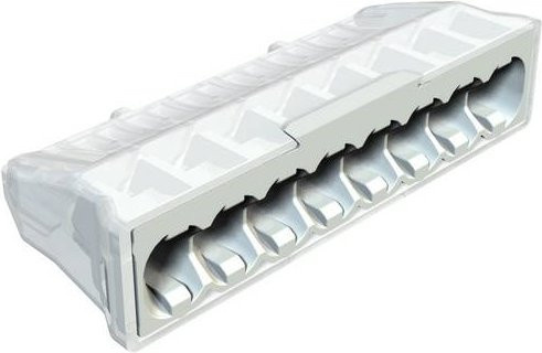 OBO Bettermann Steckklemme 2054523 61 825 LGR flexibel und starr, 8-polig, Lichtgrau - Bild 1